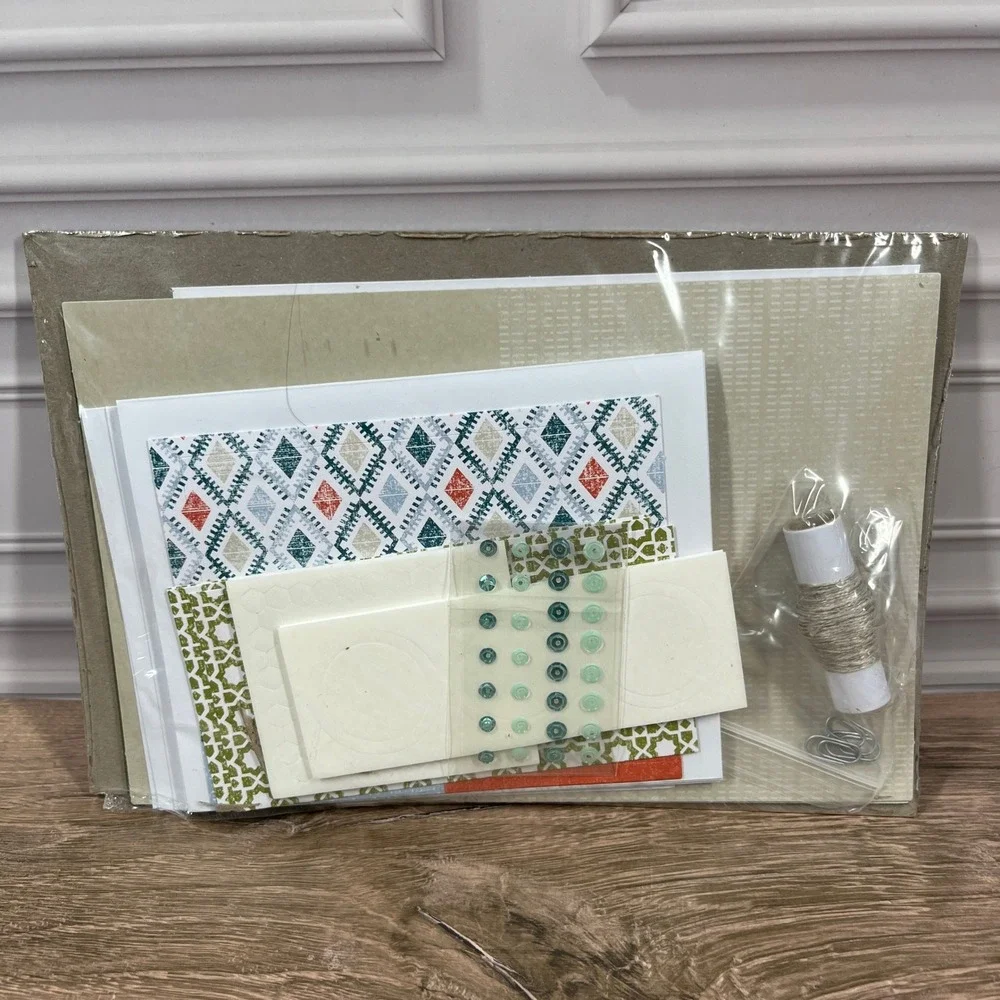 Stampin Up Paper Pumpkin Kit July 2019 On My Mind Blue Teal Card Making Kit
